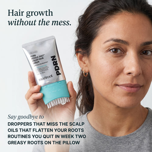 Korea's Viral Brush-On Scalp Serum (PDRN Onto Your Scalp in 30 Seconds, Not Into Your Hair)