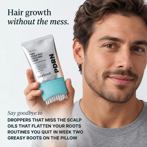 Korea's Viral Brush-On Scalp Serum (PDRN Onto Your Crown & Hairline in 30 Seconds, Not Into Your Hair)
