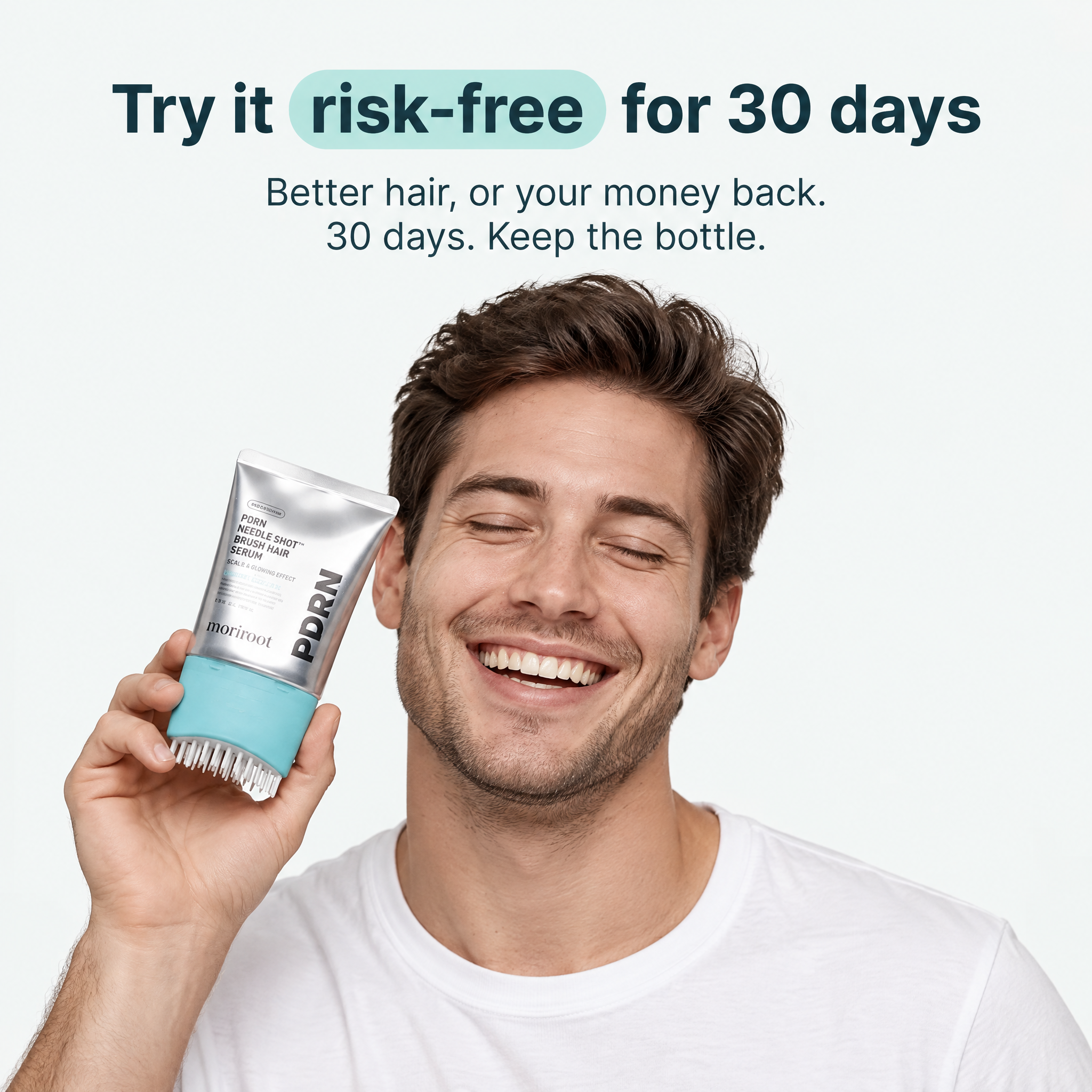 Korea's Viral Brush-On Scalp Serum (PDRN Onto Your Crown & Hairline in 30 Seconds, Not Into Your Hair)