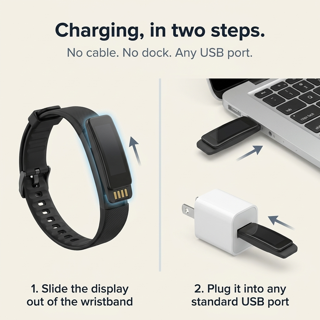 Felt Band - Silent Vibrating Alarm For Calmer Mornings